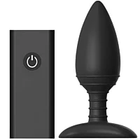Nexus Ace Small Quiet Remote Control Vibrating Butt Plug Black