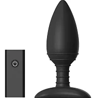 Nexus Ace Large Extra Quiet Remote Control Vibrating Butt Plug 5 Inch Black