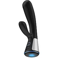 Kiiroo OhMiBod Fuse Interactive AppControlled Rabbit Vibrator Black