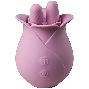 Amaysin Two Fingers Rose Clitoris Vibrator Rose