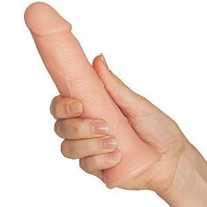 Willie City Realistic Dildo with Suction Cup 7.1 Inch Nude