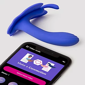 Connect Venus Butterfly App Controlled Wearable GSpot Vibrator Purple