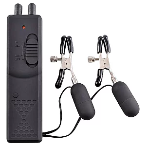 Fetish Fantasy Series Adjustable Vibrating Nipple Clamps